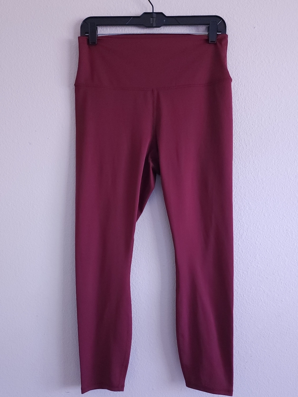 Quince Ultra-Soft High-Rise Legging Burgundy Size Large EUC